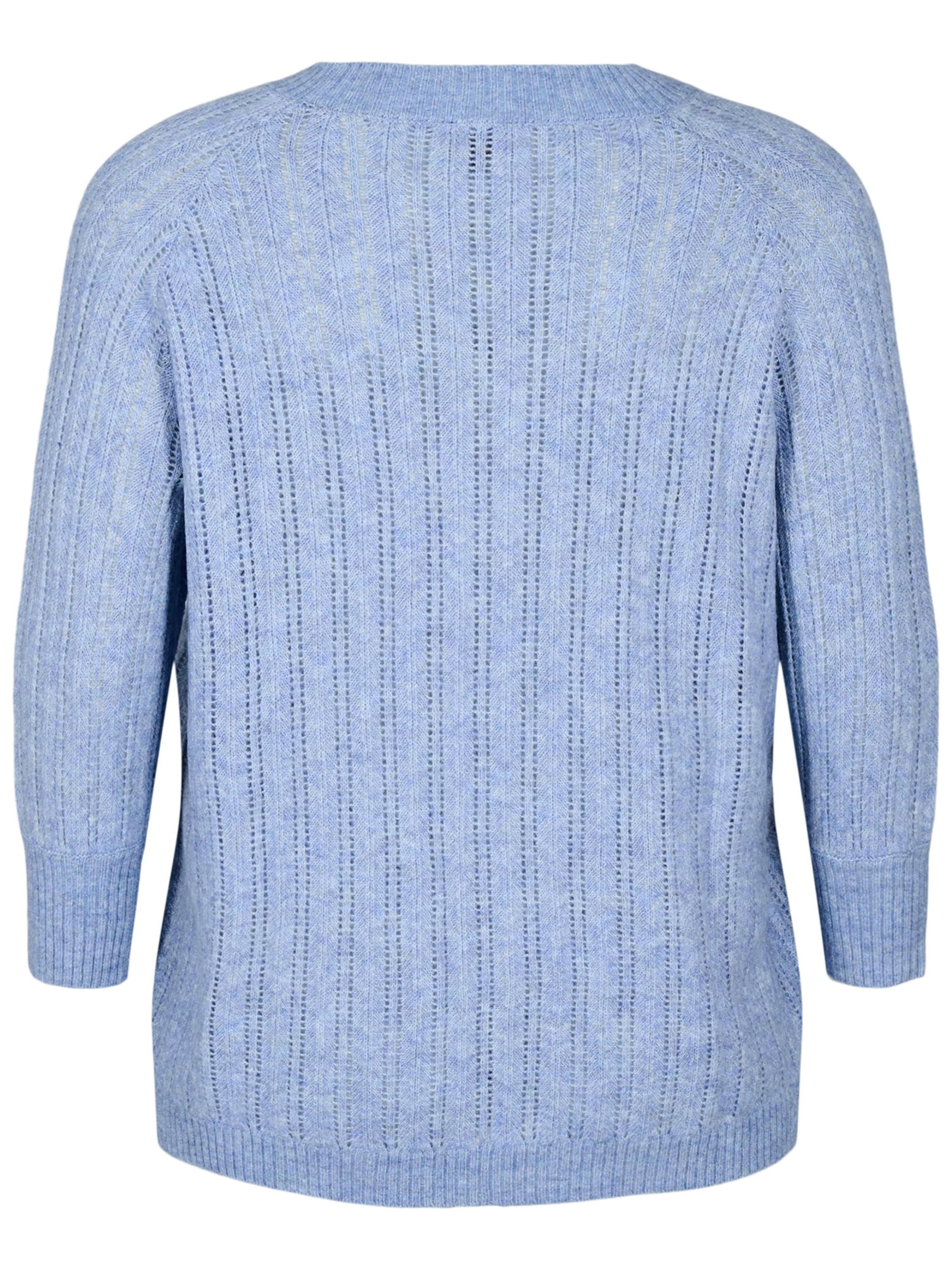 Zizzi Свитер 'Winnie' в Синий