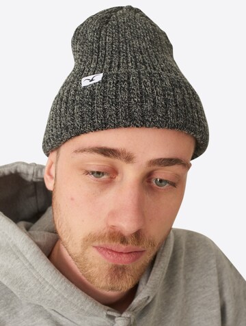 Cleptomanicx Beanie 'Hafen BiColor' in Schwarz: Vorderseite