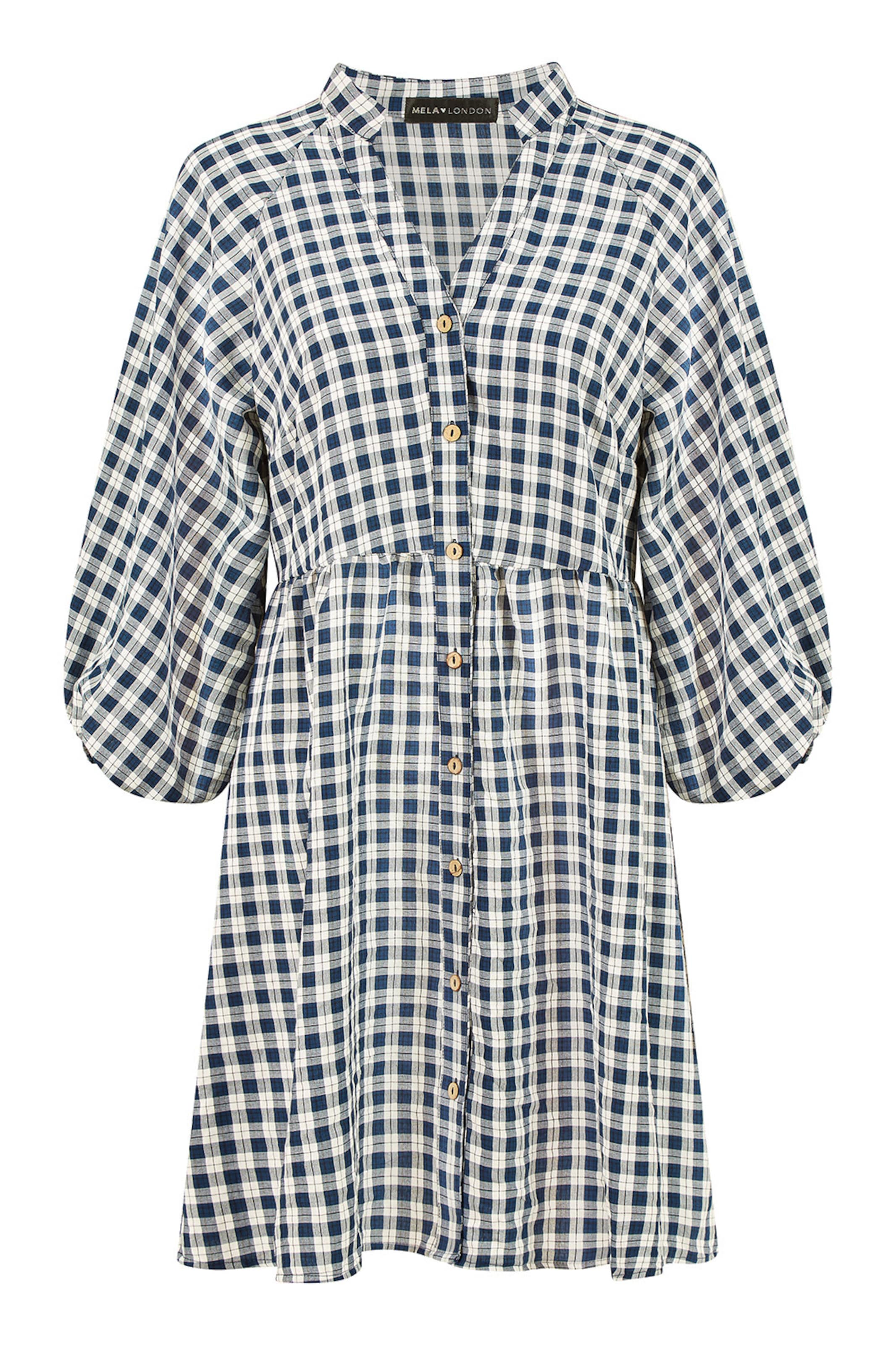 Mela London Μπλουζοφόρεμα σε μπλε: μπροστά