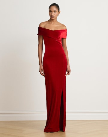sarkans Lauren Ralph Lauren Vakarkleita 'LUXE': no priekšpuses