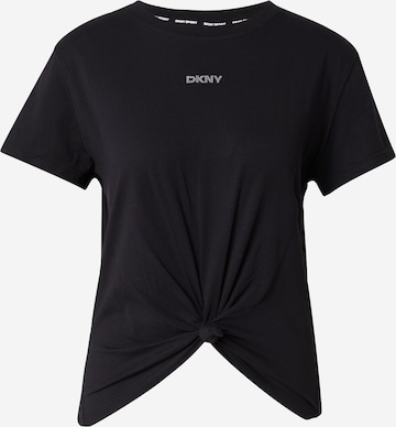 T-shirt fonctionnel DKNY Performance en noir : devant