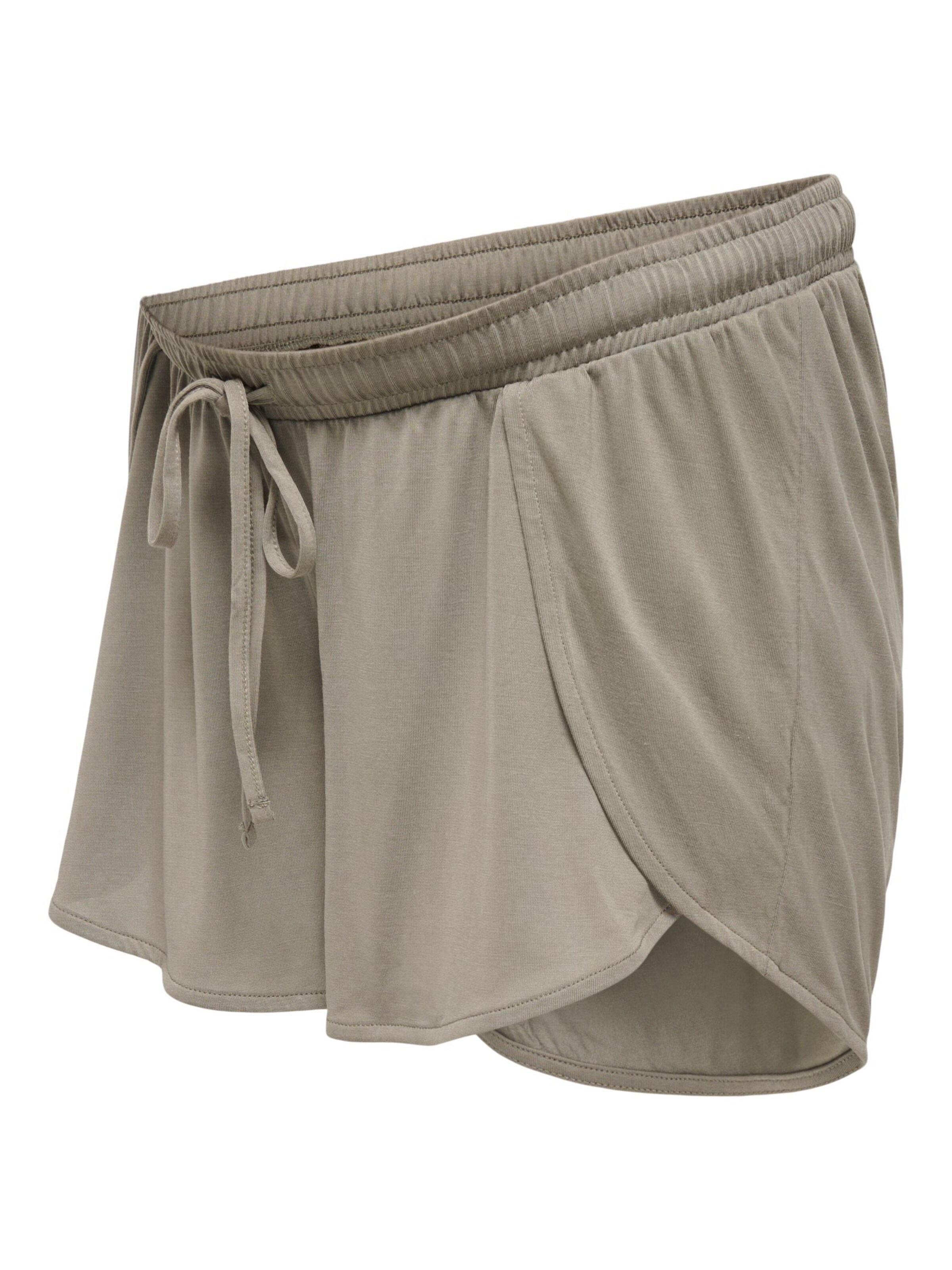 Only Maternity - regular Pantalón 'OLMHannah' en verde: frente