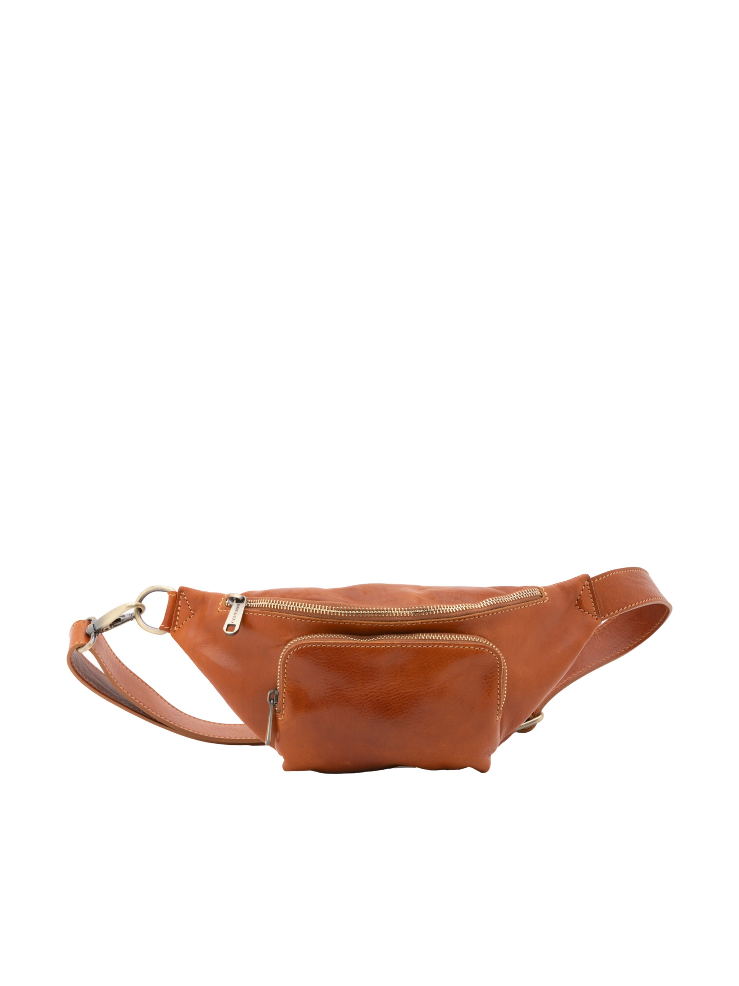 Marsupio 'Marsupio da uomo in vera pelle - 100% pelle' di I Fratelli in beige: frontale