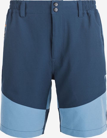 Whistler Regular Workout Pants in Blue: front