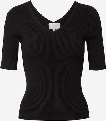 NÜMPH Sweter 'AYELET' w kolorze czarny: przód