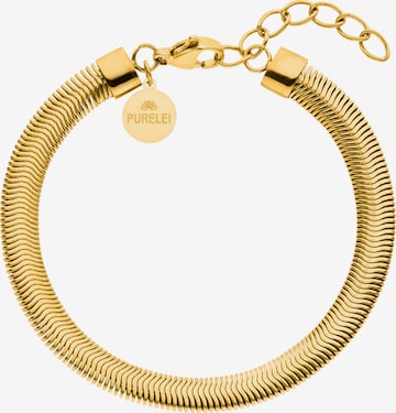 PURELEI Armband 'Flow' in Gold: Vorderseite