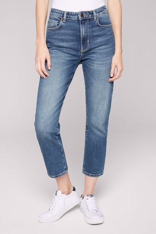 Soccx Regular Mom Jeans LE:A in Blau: predná strana