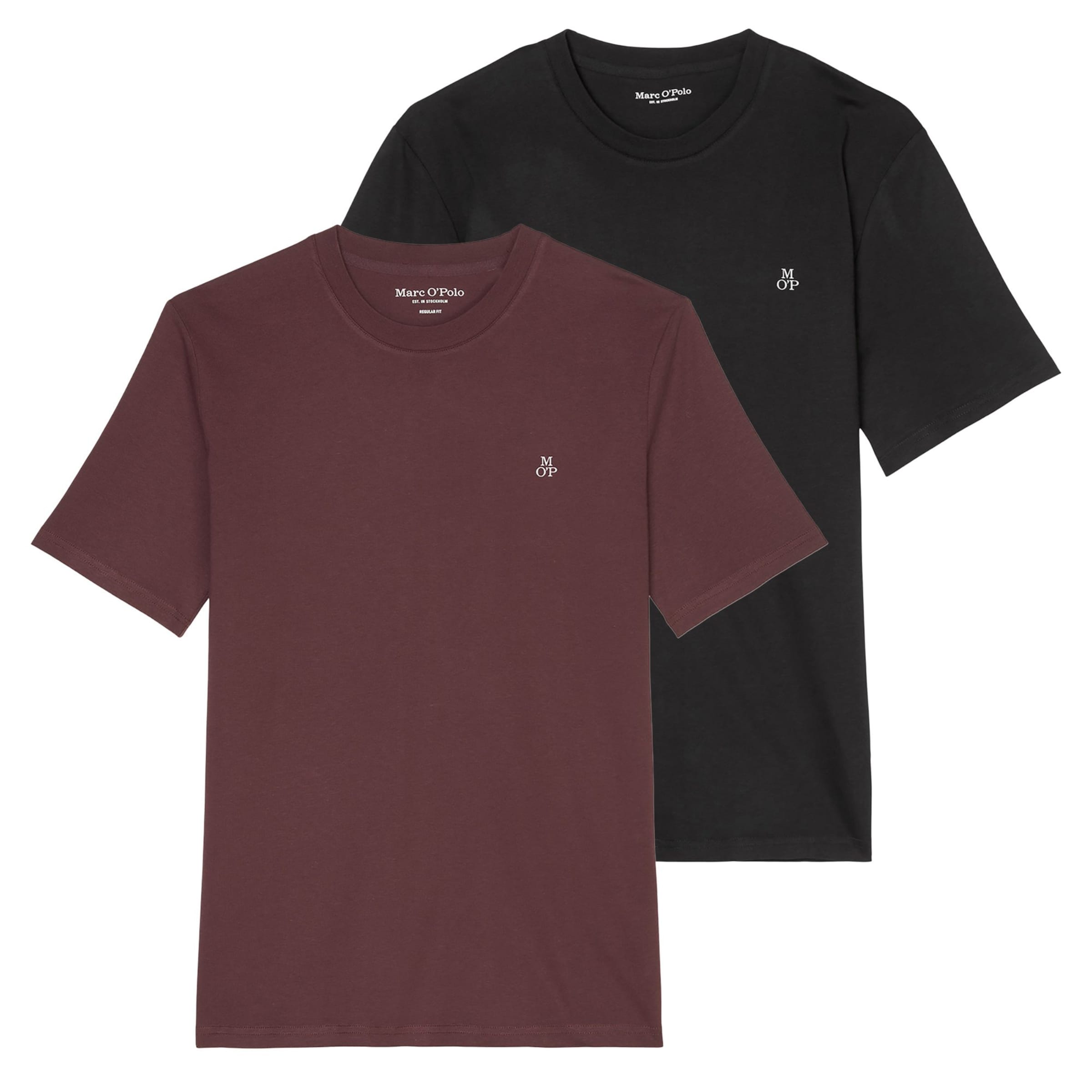 T-Shirt Marc O'Polo en rouge : devant