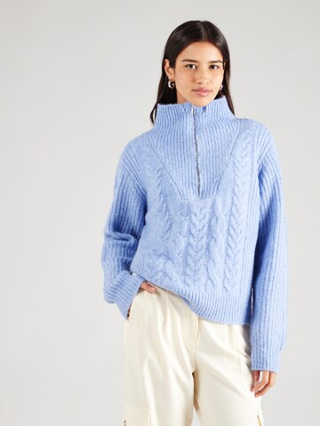 PIECES Pullover in Blau: Vorderseite