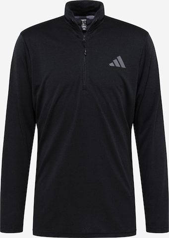 ADIDAS PERFORMANCE - Camiseta deportiva en negro: frente