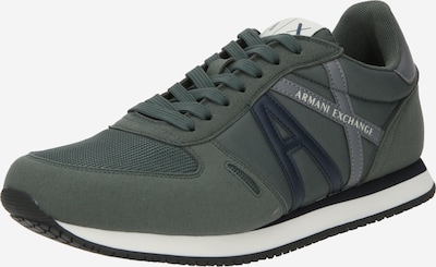 ARMANI EXCHANGE Platform trainers in Dark green, Item view