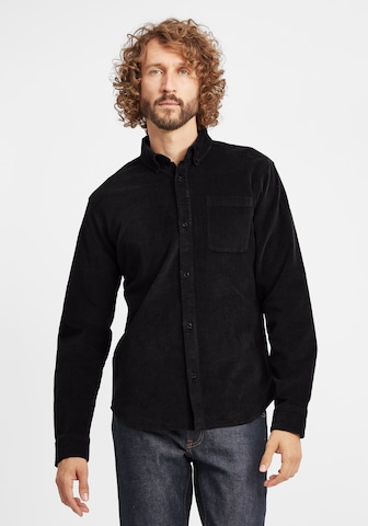 BLEND Regular fit Button Up Shirt 'Clody' in Black: front