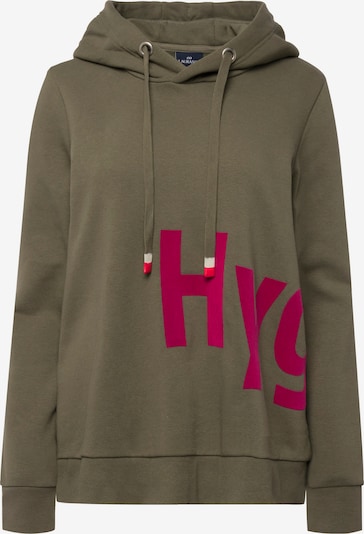 LAURASØN Sweatshirt in de kleur Groen / Pink, Productweergave