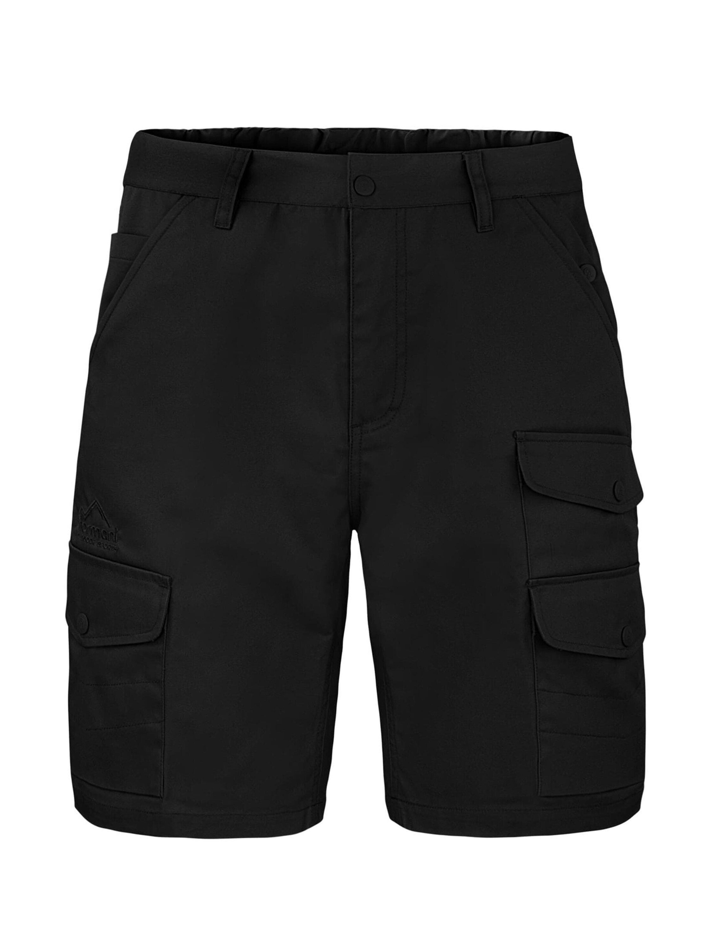 Pantalon outdoor 'Kebili' normani en noir : devant