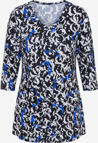 Ulla Popken Shirt in Zwart: voorkant