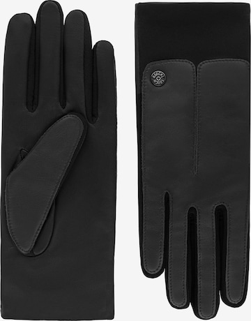 Mezzoguanti 'STOCKHOLM TOUCH' di Roeckl in nero: frontale