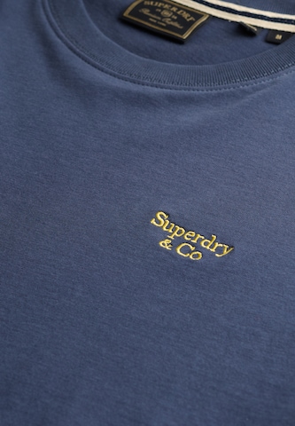 Superdry & Co Shirt 'Essential Serif' in Blauw