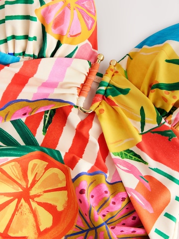 Next Triangle Swimsuit 'Plunge' in Mixed colours