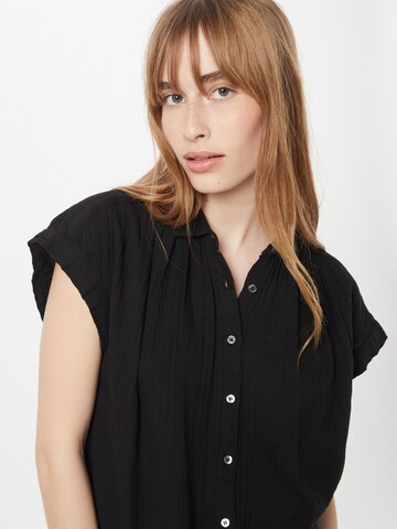 GAP Bluse 'GAUZE' in Schwarz