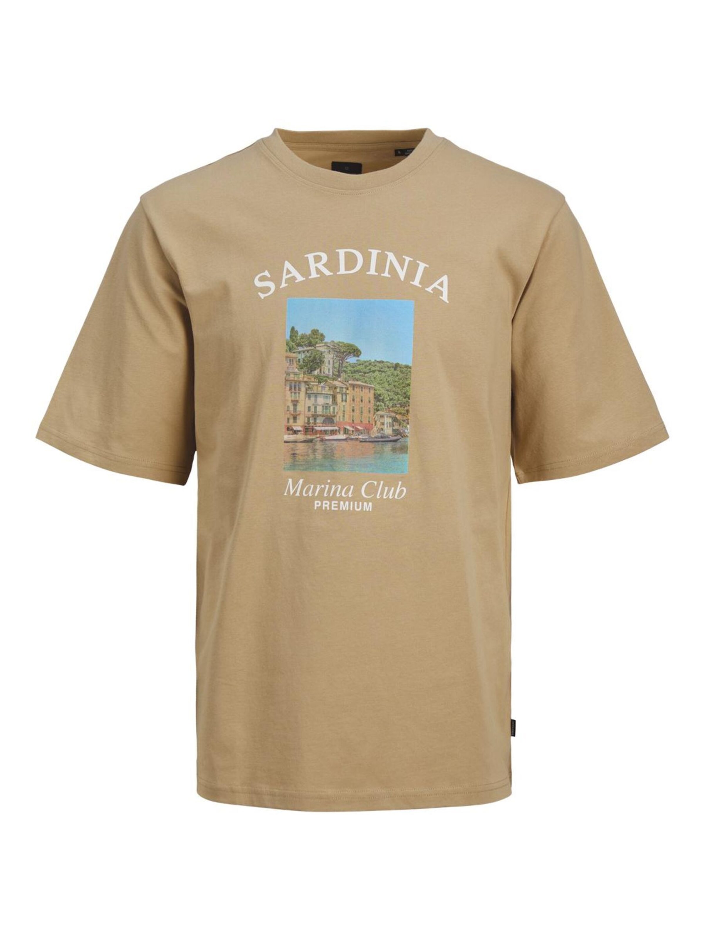 Maglietta 'Ocean Club' di JACK & JONES in beige: frontale