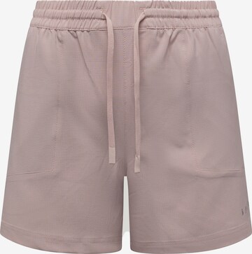 Regular Pantalon de sport Born Living Yoga en rose : devant