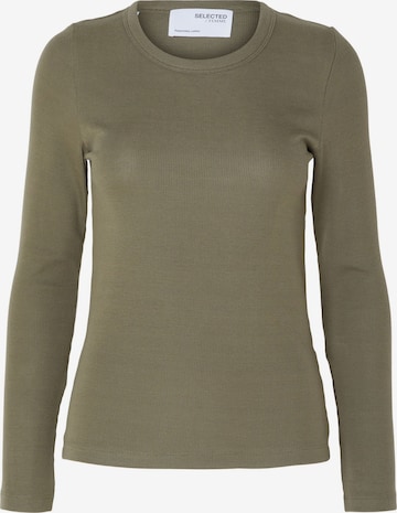 SELECTED FEMME Shirt 'Dianna' in Groen: voorkant