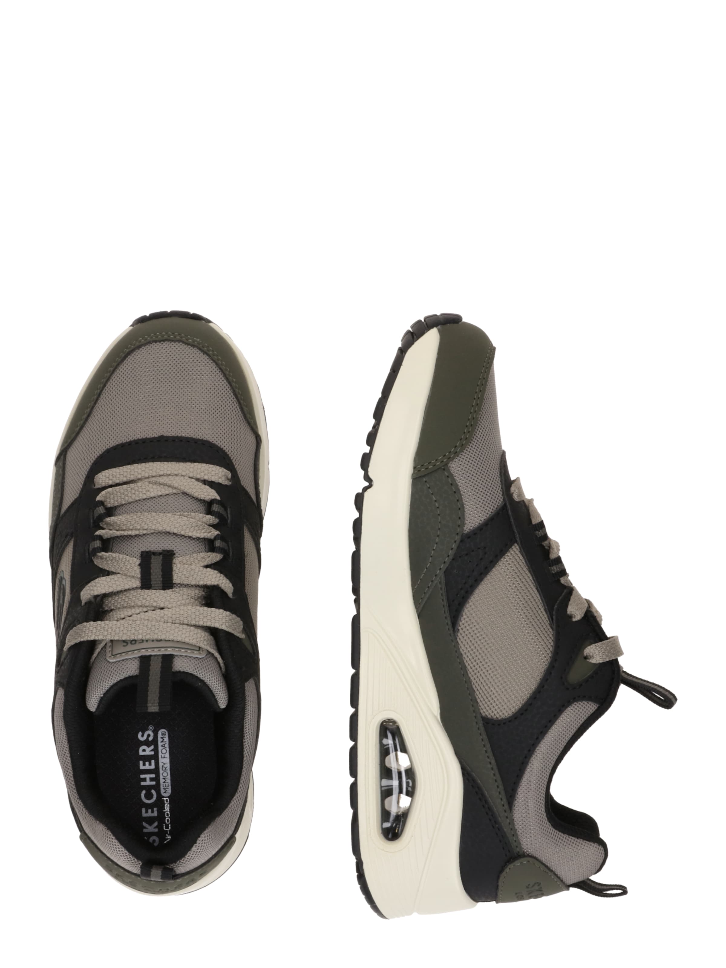 SKECHERS Sneakers 'UNO - RETRO-GROOVE' in Black