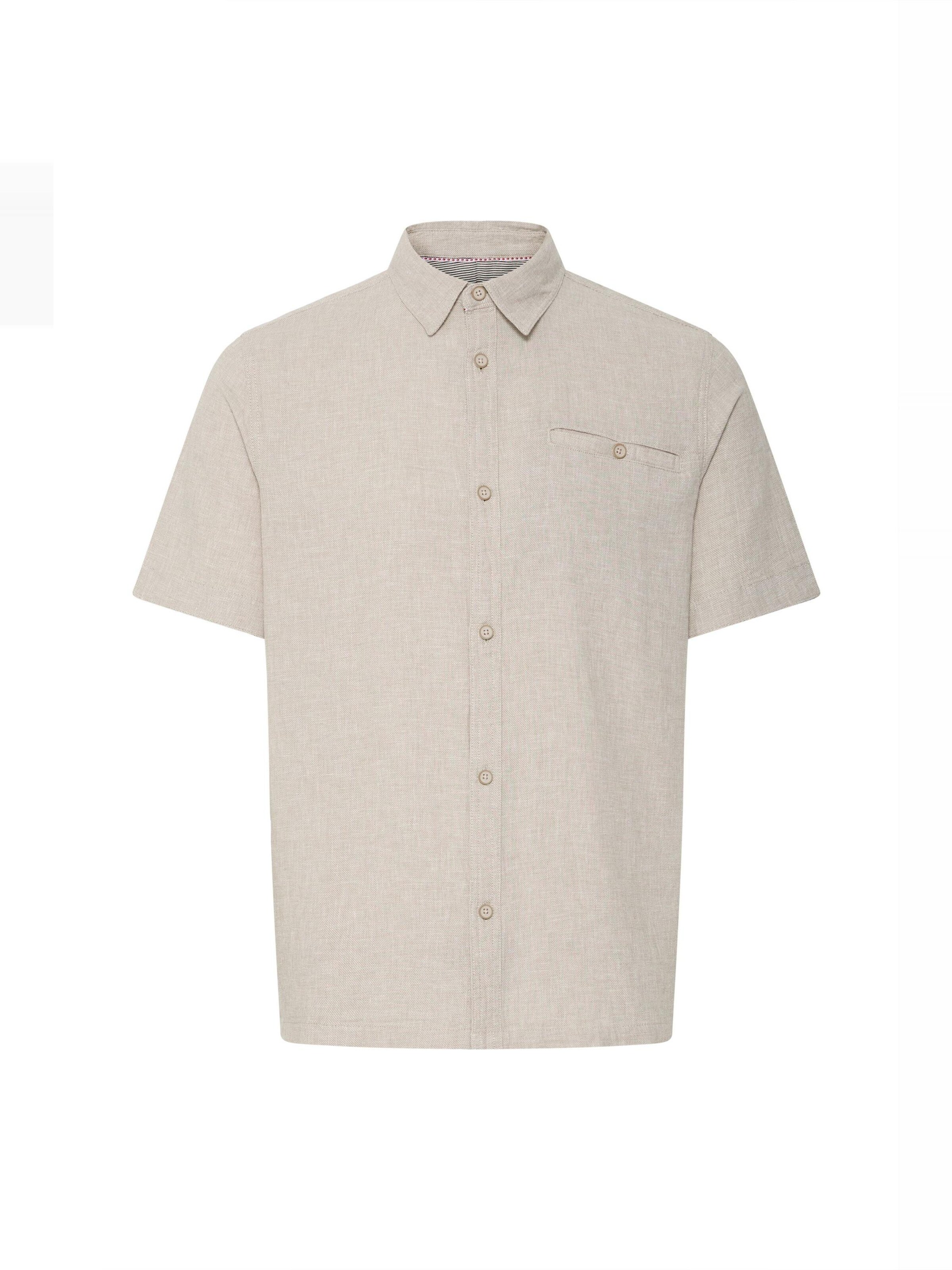 INDICODE JEANS - Regular Fit Camisa ' IDTropelo ' em bege: frente