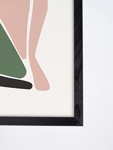 Liv Corday Bild 'Pink and Green Figure' in Schwarz