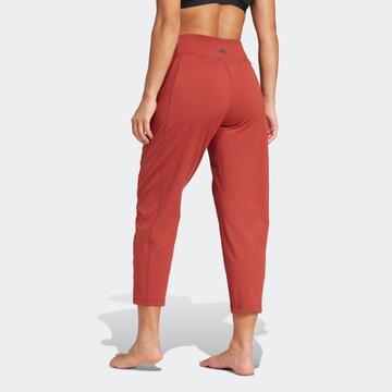 ADIDAS PERFORMANCE - Tapered Pantalón deportivo 'ALL ME' en rojo