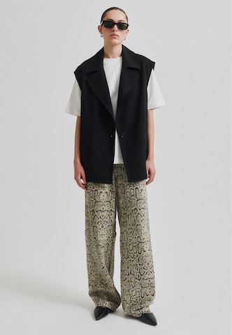 Gilet 'Fique' di SECOND FEMALE in nero