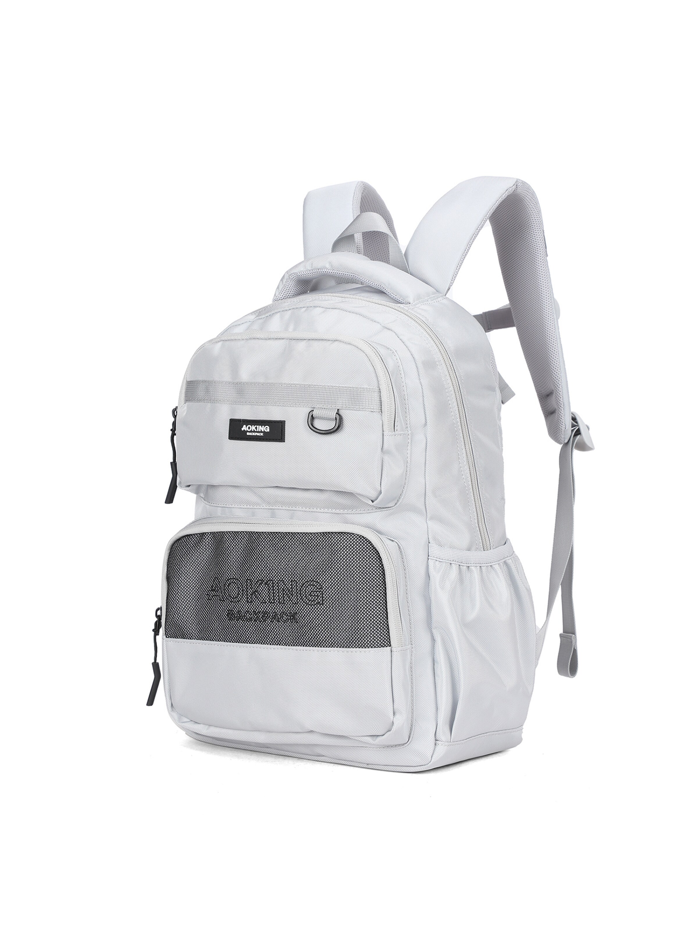 Aoking Rucksack in Grau: Vorderseite