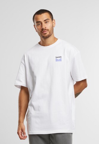 Mister Tee Skjorte 'Live Bold' i hvit: forside