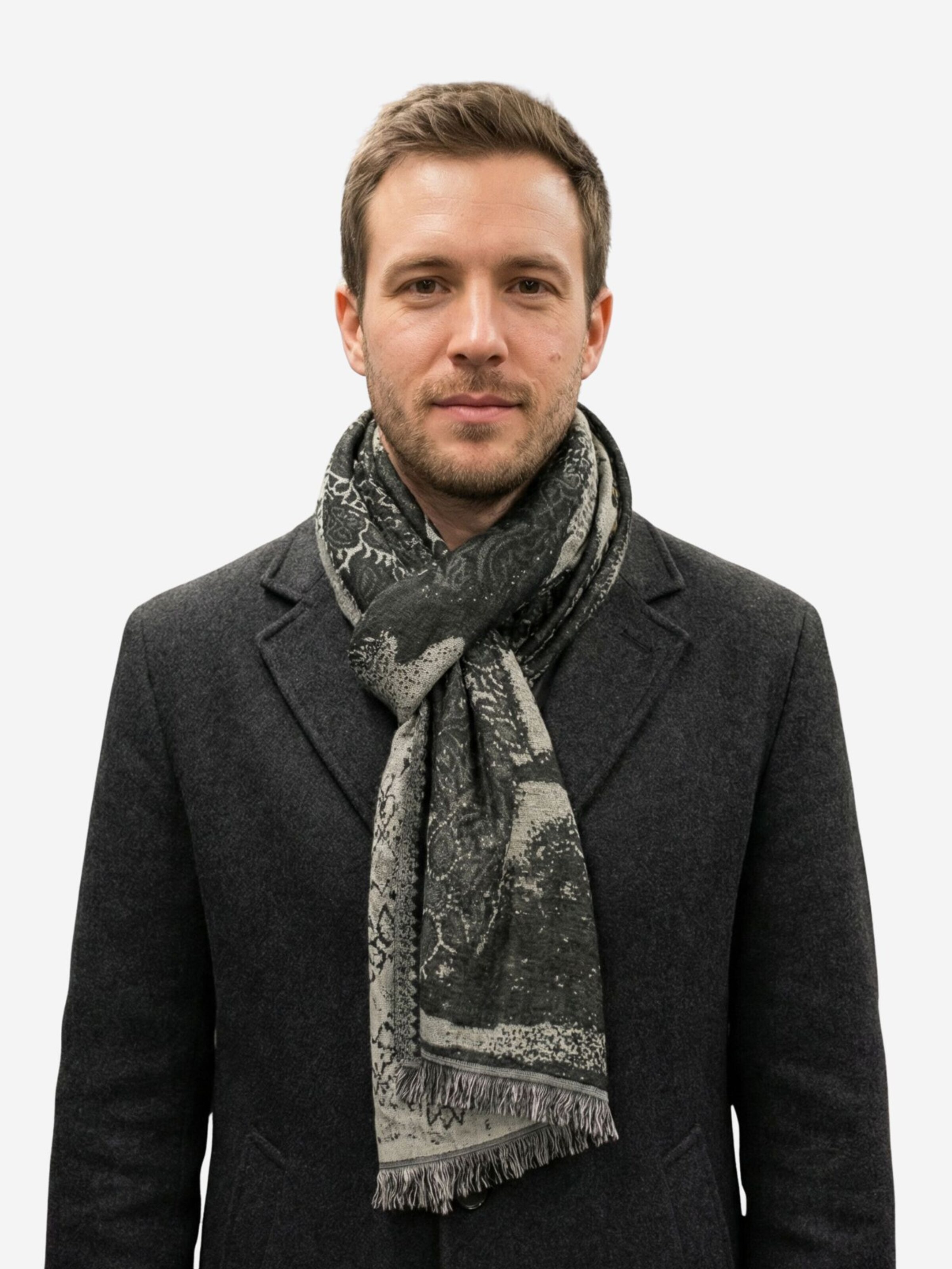 Sunsa Tuch 'Sunsa'‌‌‌‌‌‌‌ in Schwarz: Vorderseite