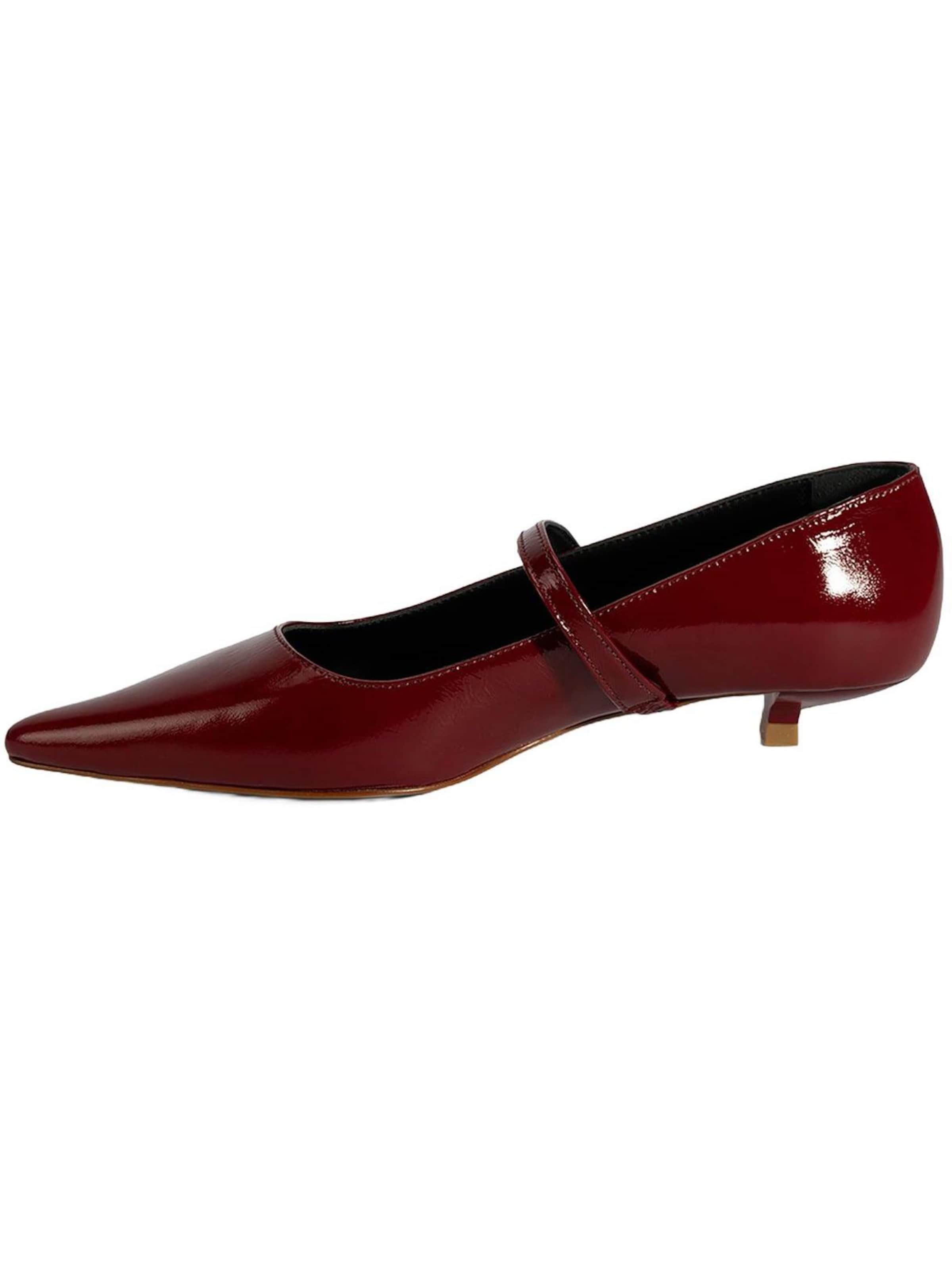 Desa Pumps 'Ballettschuhe' in Rood: voorkant