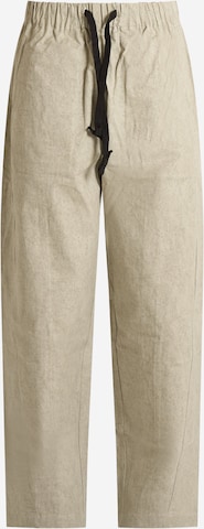 Wide Leg Pantalon ACUPUNCTURE en beige : devant