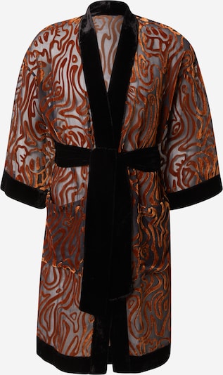 Smiles Kimono 'ENZO' in de kleur Zwart, Productweergave