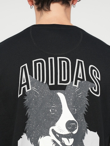 ADIDAS ORIGINALS T-Shirt 'DOG GFX' in Schwarz