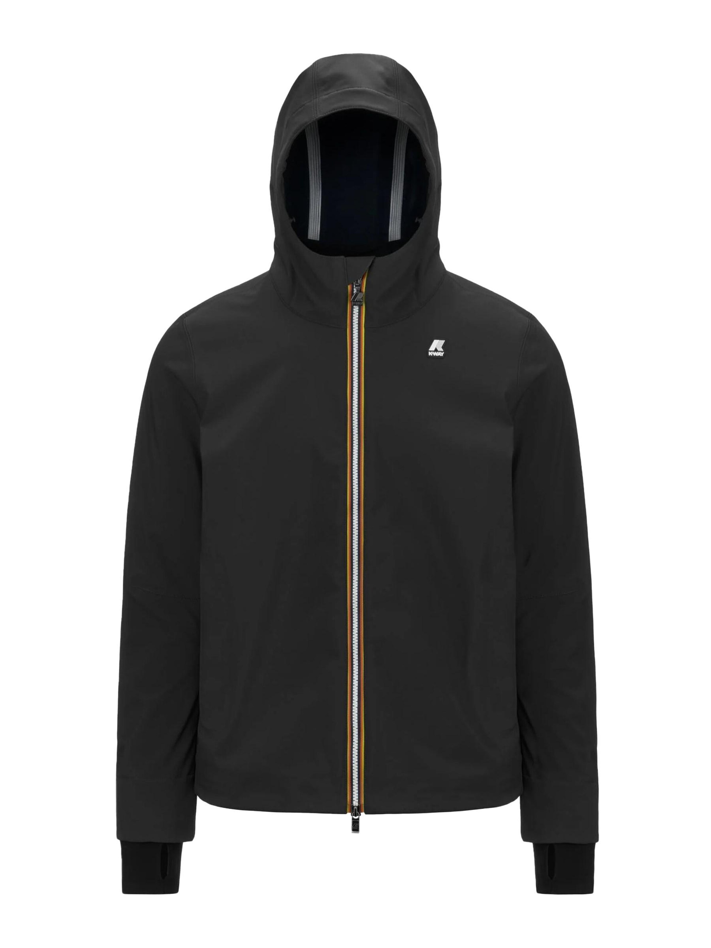 K-Way Winterjacke 'JACKO BONDED GIUBBINO'‌‌‌‌‌‌‌‌‌‌ in schwarz, Produktansicht