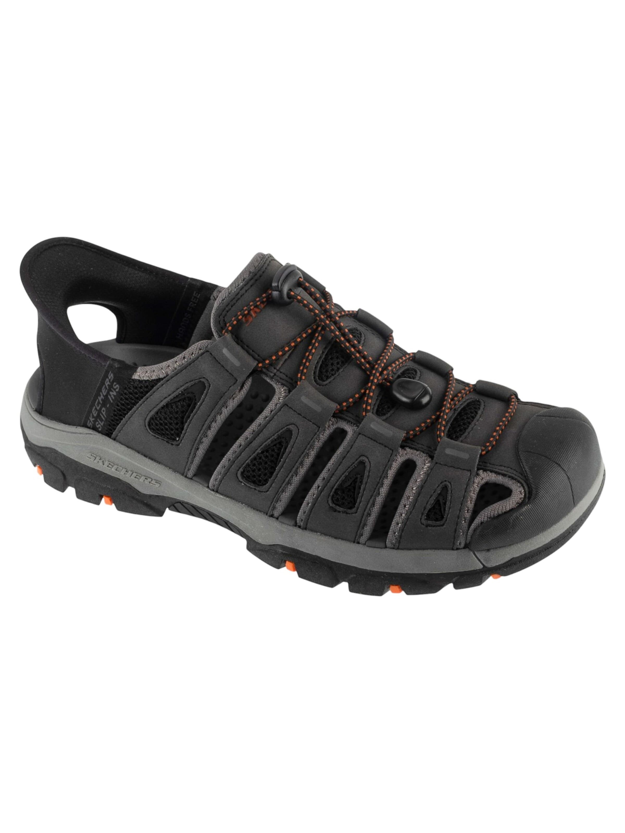 Sandales de randonnée SKECHERS en noir : devant
