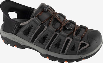 Sandales de randonnée SKECHERS en noir : devant