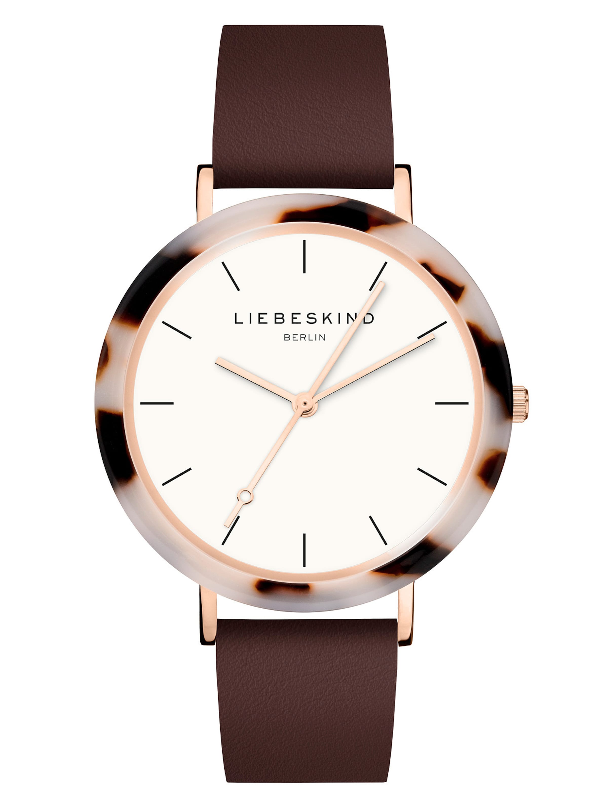 Liebeskind Berlin Analoog horloge in Bruin: voorkant