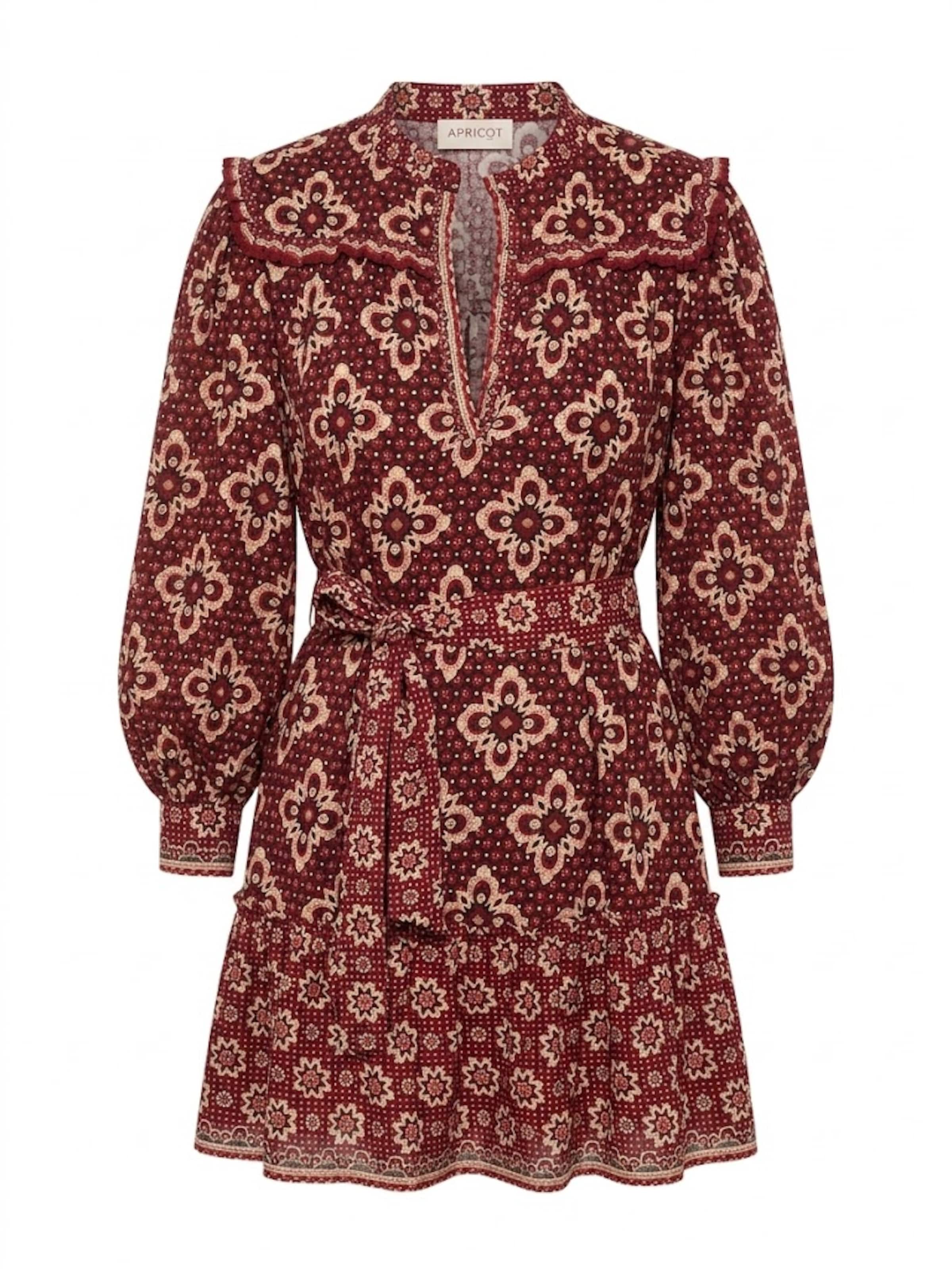 Apricot Jurk ' ' in Rood: voorkant