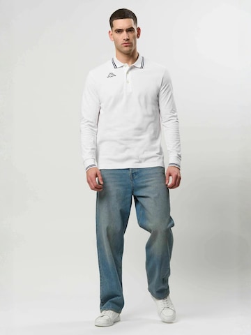 KAPPA - Ajuste regular Camisa ' KMLogo ' en blanco