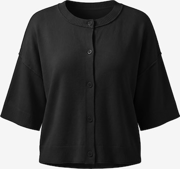 Imily Bela Плетена жилетка в черно: отпред