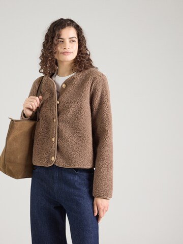 ABOUT YOU Jacke 'Emely' in Braun: Vorderseite
