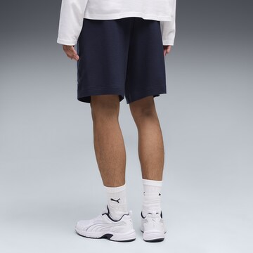 Loosefit Pantalon de sport 'Essentials Elevated' PUMA en bleu