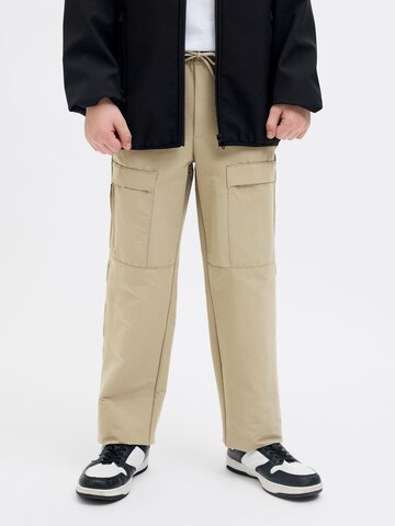 Regular Pantalon Jack & Jones Junior en beige : devant
