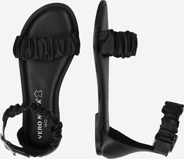 Vero Moda Wide Fit Sandaler 'EDITH' i svart