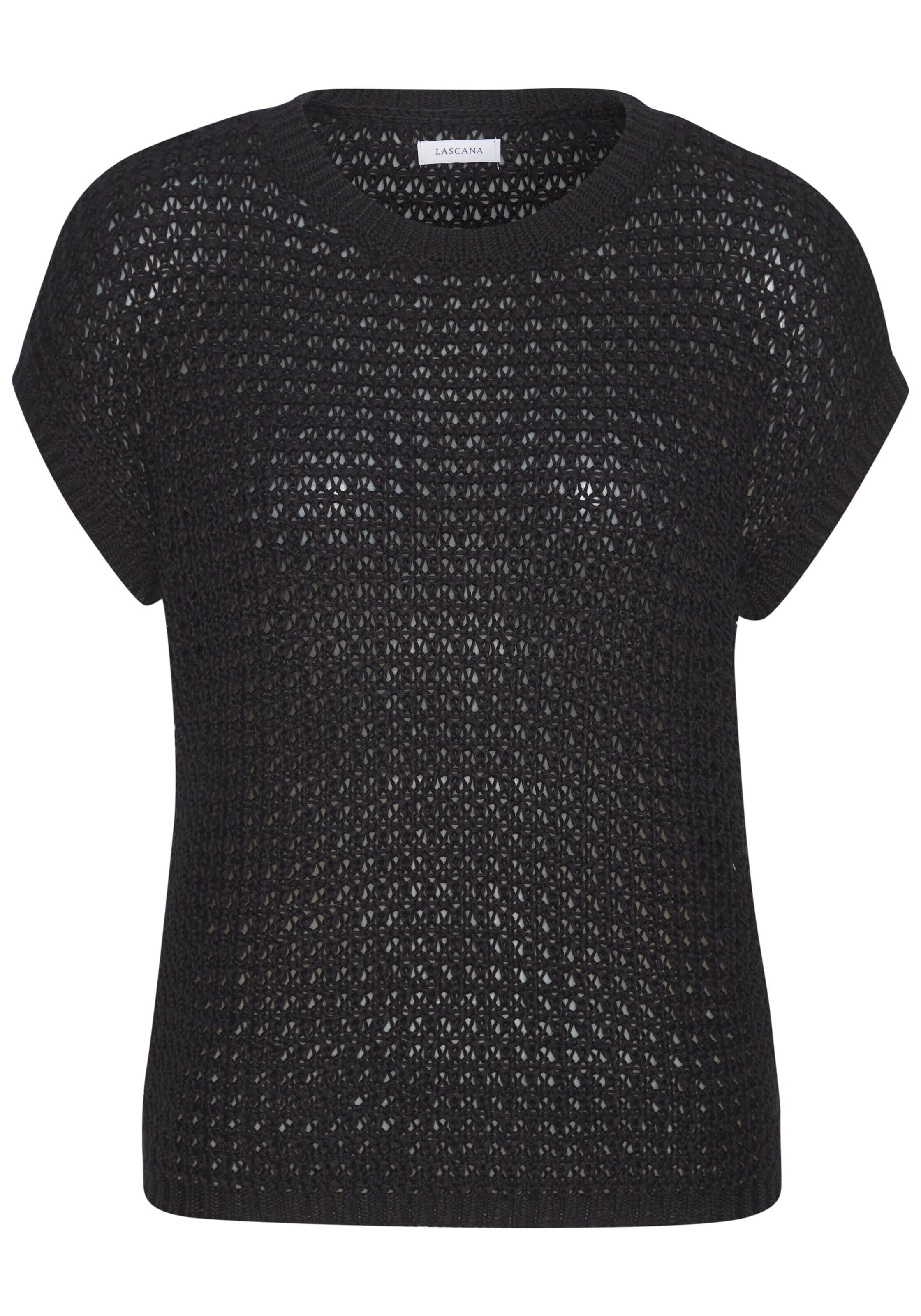 s.Oliver Pullover in Schwarz: Vorderseite